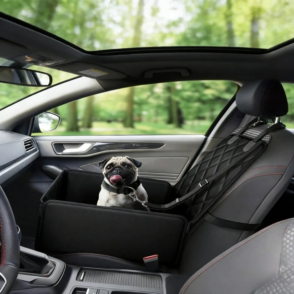 Booster Dog Seat Waterproof Stable Travel Carrier Bed for Puppy SUV Truck Pet Supplies
