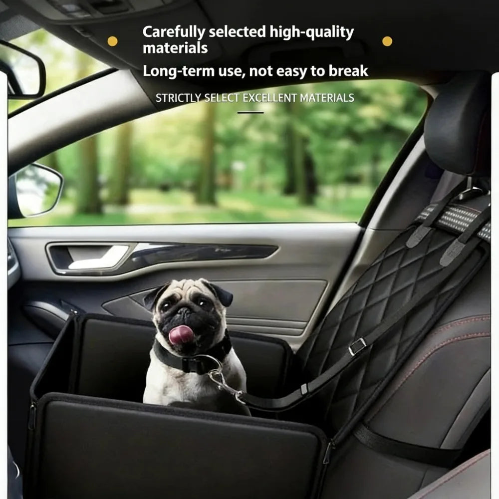 Booster Dog Seat Waterproof Stable Travel Carrier Bed for Puppy SUV Truck Pet Supplies